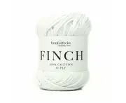 Fiddlesticks Finch 10ply Cotton Yarn 71g - White