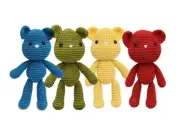 Teddy Bears Crochet Doll Handmade Amigurumi Plush Toy VAC