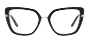 Privé Revaux ART DECO Asian Fit 2M2 Women’s Glasses Black Size 53 - Private Health Rebate - Blue Light Block Available