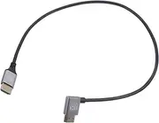 BIUDECO 8k Short Video Cable Right Angle Connector Monitor Accessory for Laptop Projector Console