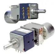 Alps 10K Ω Potentiometer with Engine RK27112MC Logarithmic Stereo RK27 the Blue