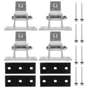 4 Pcs Solar Bracket Adjustable Panel Tilt Brackets Mounting Stand for