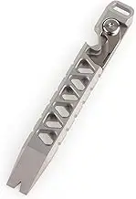 Titanium EDC Pry Bar Multi Tool Crowbar Bottle Opener Nail Puller Pocket Size EDC Multi Tool, QG04