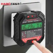 Digital Socket Tester Pro Voltage 30mA&5mA RCD Test Smart Detector EU US UK Plug