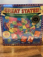 Great States Board Game - Test your Knowledge ~ Best Toy Award ~ New in Box