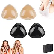 [Diameleo] Boomba Bra - Boomba Sticky Bra,Boomba Bra Inserts Push Up,Double Sided Sticky Bra,Silicone Triangle Push up Pads