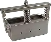 Ham Meat Pressing Tool Box Meat Forming Maker for Hotel Homemade Restaurants 140mmx60mmx60mm, Silver, 0.3KG