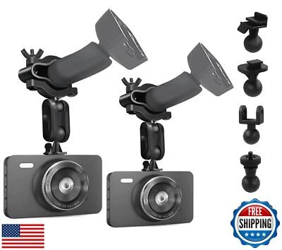 Sportway S90 Dash Cam Mount, Dash Cam Mirror Mount Holder with 6pcs Joints fo