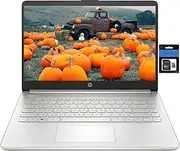 HP 14" HD Stream Laptop Computer for Students and Business, Quad-Core Intel Celeron N Processor, 16GB RAM, 256GB Storage(128GB eMMC+128GB TP SD Card), 1 Year Office 365, HDMI,WiFi,USB-A&C, Win 11