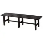 Takasho Outdoor Bench Seat Dark Brown Light-Weight
