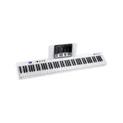 Costway 88-Key Electronic Keyboard Digital Piano w/Bluetooth, White