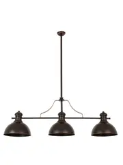 Alfred 3 Light Bar Pendant in Oil Rubbed Bronze