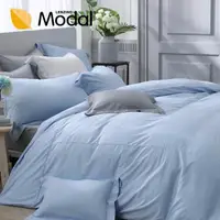 在飛比找momo購物網優惠-【LITA 麗塔寢飾】Modal莫代爾 素色 雙人特大床包 