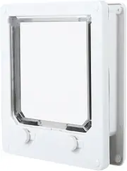 Weatherproof Cat Doors, Transparent Cat Flap Door, Cat Doors With Locking Mechanisms, Locking Cat Flap For Large Cats And Small Dogs, Easy Installation For Pets Home Interiors