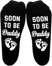 [Sdopbinbin] New Daddy Dad Gifts for Men Husband First Time Dad Father Gifts for Men Soon to Be Daddy Socks Gifts 2025 Pregnancy Announcement Gifts for Him Husband Dad Daddy to Be Socks Gifts for 1st Time Dad,