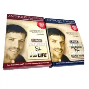 Anthony Robbins Personal Coaching Collection CD Bonus DVD Two Pack Set of 2