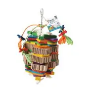 Hari Smart Play Parrot Triple Dynamite Enrichment Toy for Small/Medium Birds