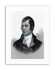OF ROBERT BURNS AYR SCOTLAND OLD BW Portrait Canvas art Prints
