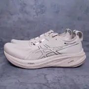 ASICS Gel Nimbus 26 Running Shoes Mens 14 Feather Grey Tan