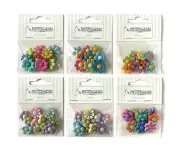 Buttons Galore 50+ Assorted FLOWER POWER Theme Buttons Set for Sewing & Crafts