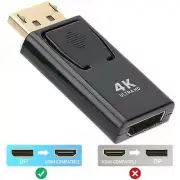 Portable 4K Ultra HD DP Male to Female HDMI compatible Video Audio Adapter O
