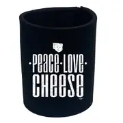 Peace Love Cheese - Funny Novelty Stubby Holder