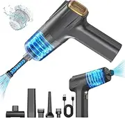 Mini Protable Car Vacuum Cordless - Handheld Vacuum for Quick Cleaning, Hand held vacuuming, Dust Buster Cordless Rechargeable for Car Home and Office