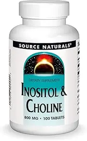 Source Naturals Inositol/Choline 800mg, 100 Tablets