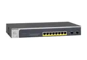 NETGEAR GS510TPP 10-Port Gigabit High Power PoE+ Managed Switch w/ 2 SFP (190W)