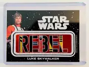 Topps Star Wars Luke Skywalker Rebel Commemorative Jumbo Patch Rise of Skywalker