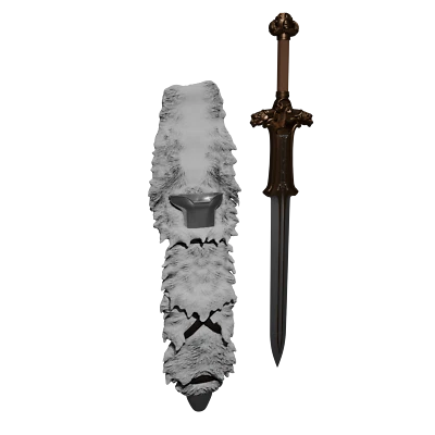 1/10 Scale Sword & Scabbard: Conan the Barbarian (Atlantean)