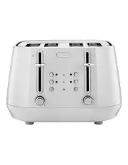 [De'Longhi] Eclettica 4 Slice Toaster in Whimsical CTY4003W in White