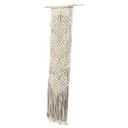 Handmade 4 Heart Macrame Hanging Wall Decoration