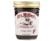 Mrs. Miller's Grape Jelly (6) 9 oz Jars Free Shipping