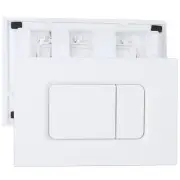 Dual Flush Rectangle Push Button Plate Compatible with TOTO YT920#WH Toilets ...