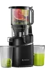 AMZCHEF 5.3-Inch Self-Feeding Masticating Juicer Fit Whole Fruits & Vegetables,