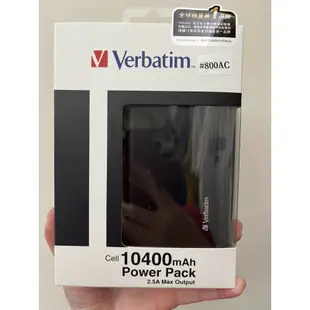 Verbatim 行動電源10400mAh