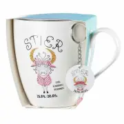 Ritzenhoff & Breker coffee mug Astro Taurus, star sign with pendant, 650 ml