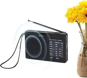 Portable Transistor Radios, Big Speaker Battery Operated Stereo Retro Radio, Enjoy Music & Broadcast with Telescopic Antenna, Ultra-Wide Signals for Seniors Indoor & Outdoor