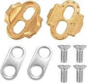 Bike Shoe Cleat | Biking Pedal Cleats,6 Degrees Float Quick Release Clip for Biking Riding Outdoor Road Mountain Bicycles