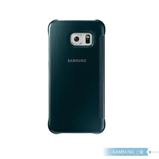 Samsung三星 原廠Galaxy S6 edge G925專用 全透視鏡面感應皮套 Clear View 智慧側掀