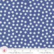 Moda PICNIC POP 22437 13 Royal Blue Polka Dots ME & MY SISTER Quilt Fabric