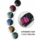 Black Derma Roller Titanium Micro Needle for Skin Care, Beard, Hair Growth