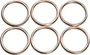 6pcs 43 * 35 * 4mm Motorcycle Exhuast Pipe Gasket for CB400F CB-1 89-90 ST1100 91-03 CBR900RR 93-99 VF750C Magna 94-03