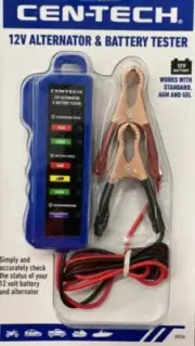 12/24V DC Automotive Battery Tester - Alternator/Battery Check/Diagnostic Tool