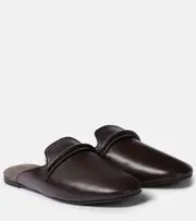 [Brunello Cucinelli] Brunello Cucinelli Leather mules AU 6 brown