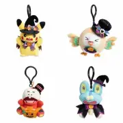You pick! Pokémon Halloween Plush Key Chains - Pikachu Fuecoco Froakie Rowlet