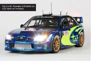 Tamiya 1:10 RC Subaru WRX 07 51289 + TT-02R Chassis + Drivers + Wheels + Tires +