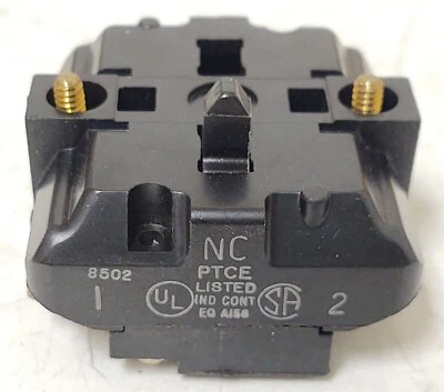 (NEW LOT 6) HONEYWELL MICRO SWITCH CONTACT BLOCK NC PTCE