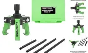 25090 Harmonic Balancer Puller Kit, Adjustable 3-Jaw Puller Fits Most Late